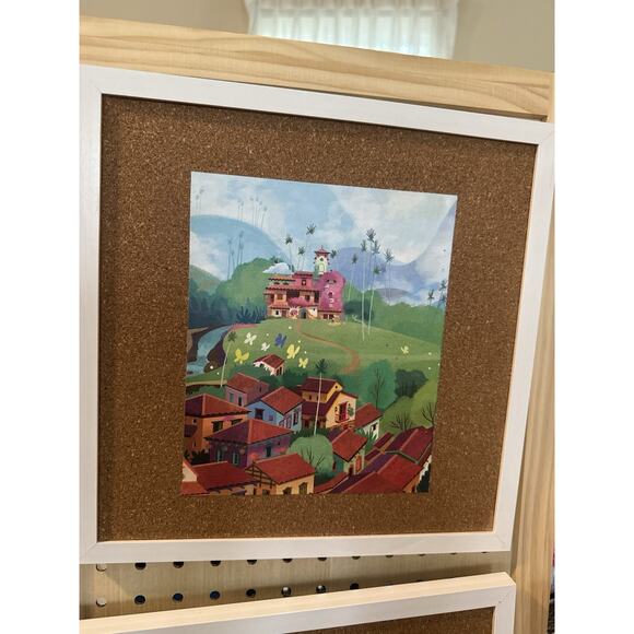 Disney Handmade Custom Pin Board Encanto House From Little Golden Books - Picture 1 of 5